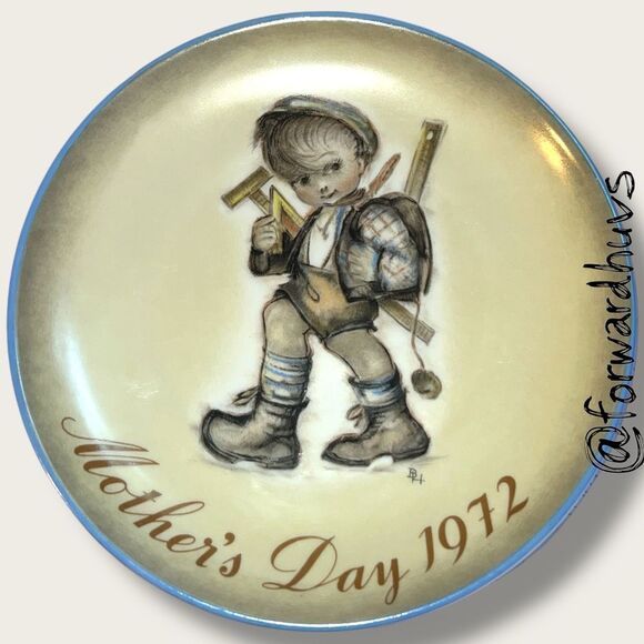 1972 Schmid “Mother’s Day” Plate – Berta Hummel – Limited Edition – No Box - Picture 1 of 6